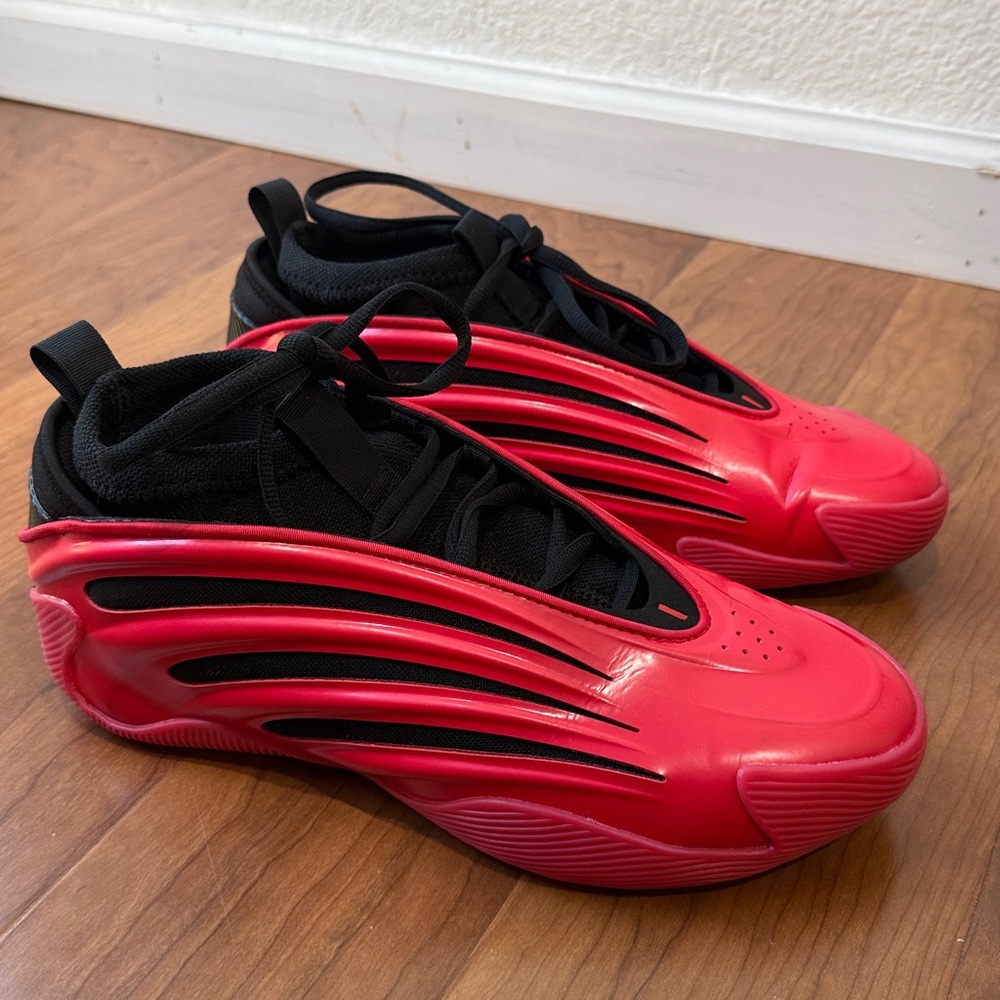 Adidas Harden Vol. 9 Pure Ruby Core Black Men's Basketball Shoe Sneaker Sz 9.5